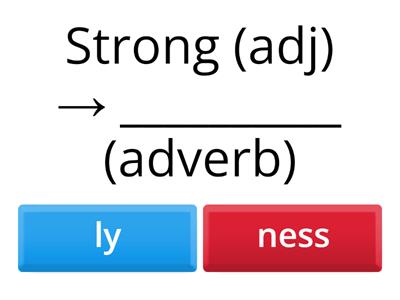 Word formation(suffixes)