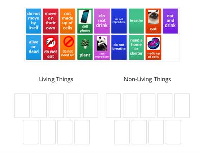 Living and Non-Living Things (Notes)