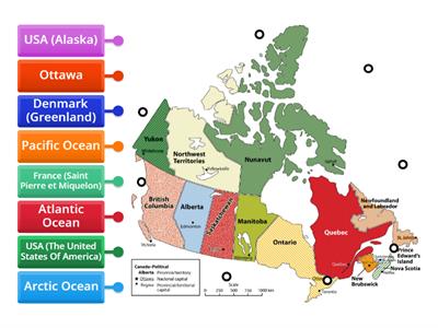 Map Of Canada