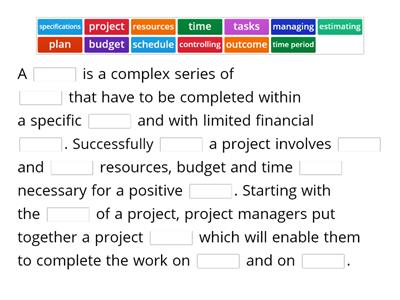2. Projects_Starting up (fill in the blanks)