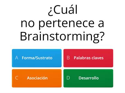 Brainwritting y Brainstorming 