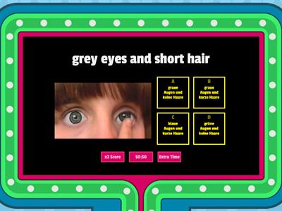 Stimmt Die Farben der Welt: Describing hair and eyes