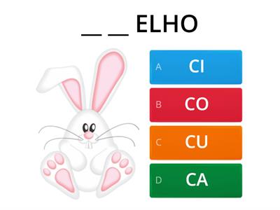 JOGO SÍLABA - COM LETRA C