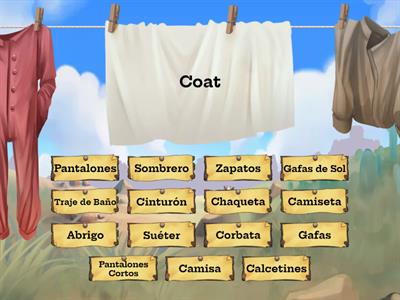 Ropa en Español y Ingles