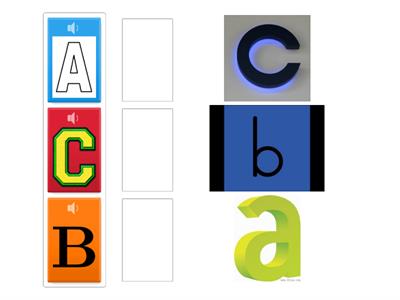 match the letters