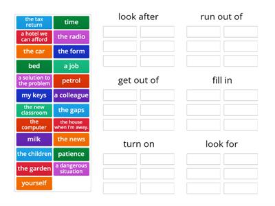 Phrasal Verb Match