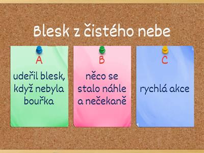 Víte, co znamenají české idiomy? 