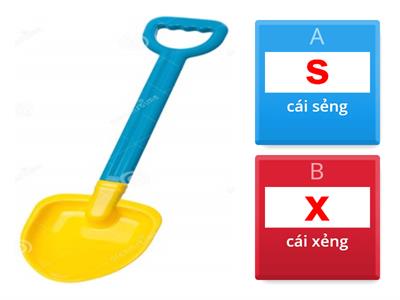 Quiz of Chữ S và Chữ X (Vietnamese Grade 1)