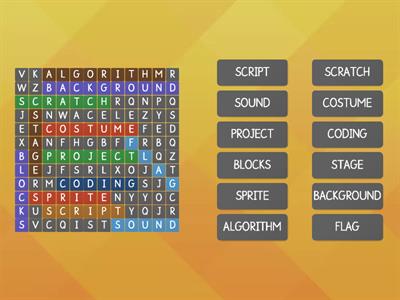 SCRATCH - Wordsearch 