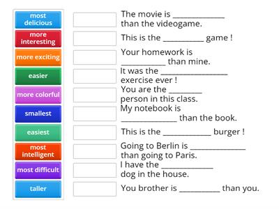 Comparative & Superlative