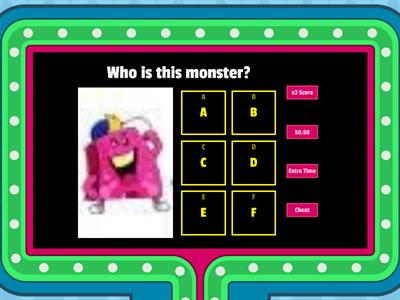 ABC Monsters Gameshow Quiz!