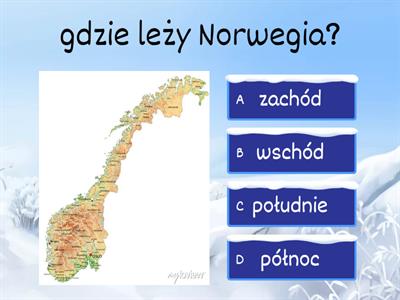 Norwegia quiz dla SP2TP 3c świetlica na tydzień norwegii współpraca z linkap