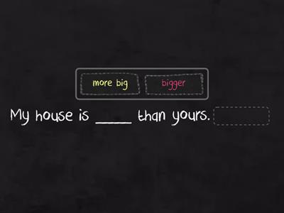 Comparative adjectives - Teaching resources