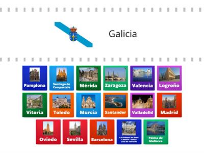 Capitales de Comunidades Autónomas de España