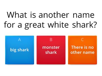 Quiz - Great white shark