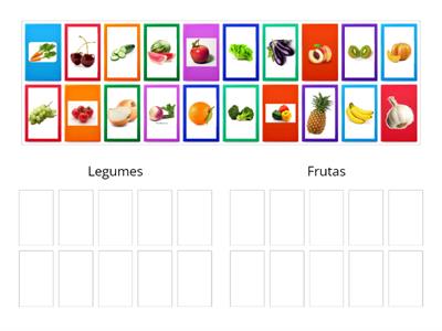 Categorias Legumes/Frutas