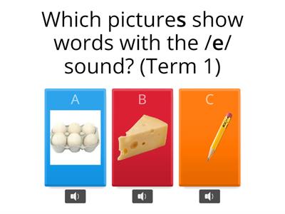 P1: Phonics revision 