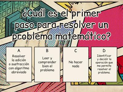 Pasos para resolver problemas matemáticos 