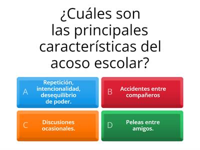 Evaluación en Línea Basada en Proyectos: "Acoso Escolar (Bullying)"