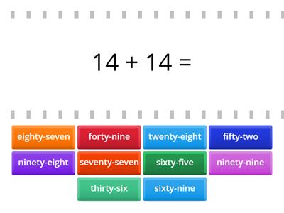 Addition of 2-digits without regrouping