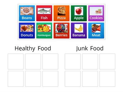 Healthy vs Junk Food - Level 1