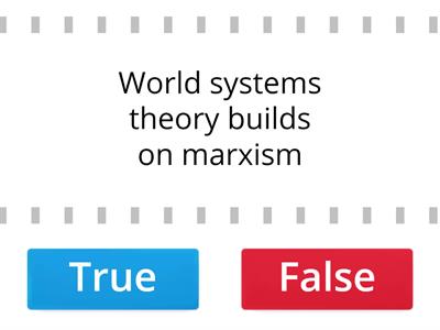 Globalisation Theory..True or False?