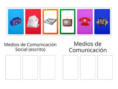 Identifica los Medios de Comunicacion escrito