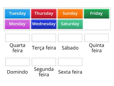 Days of the week