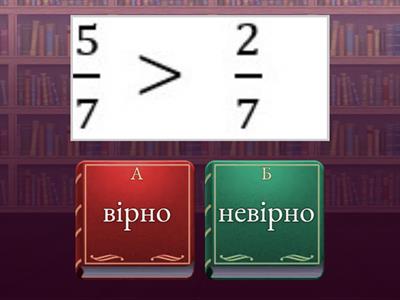 Урок 83. Розв'язування вправ на порівняння дробів