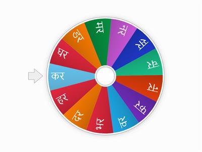 hindi without matra two letter words