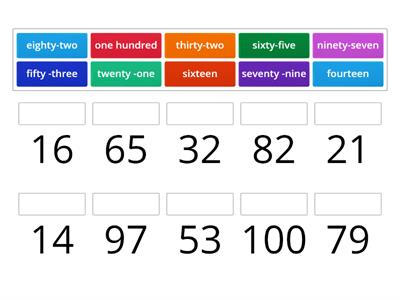 grade 2 - Number Names 