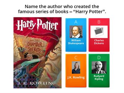 Quiz on books and authors