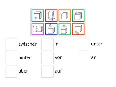 Deutsch 1: Präpositionen - Wo ist die Raupe?  