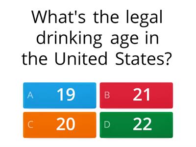 Alcohol Education Quiz