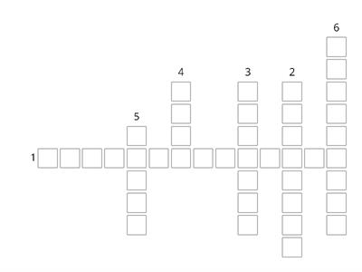 Crucigrama para 4° grado primaria