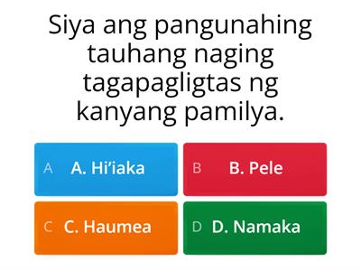 SI PELE, ANG DIYOSA NG APOY AT TUBIG