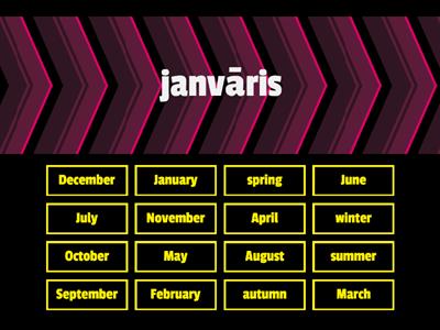 MONTHS AND SEASONS
