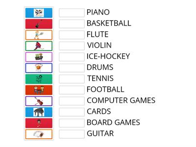 PLAY (SPORTS AND INSTRUMENTS)