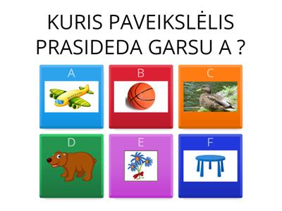 GARSŲ PAŽINIMAS