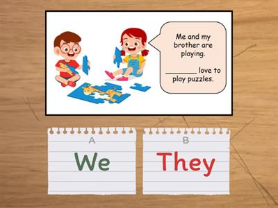 We and They (Pre-K)