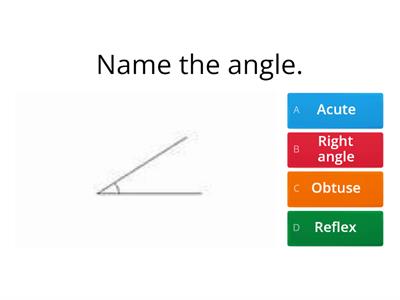 Angles Quiz. 