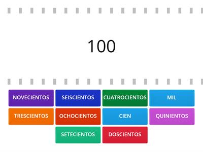 NUMEROS DEL 100-1000