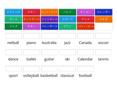 Katakana word practice