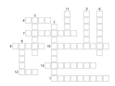 Year 10 Electronic configurations crossword