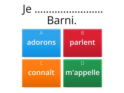 les verbes - complète les phrases! (leçon 1-2)