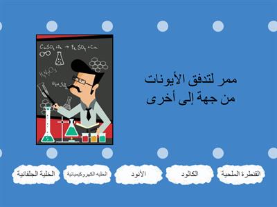 مشروع الخلايا الجلفانية /شهد محمد الجودي