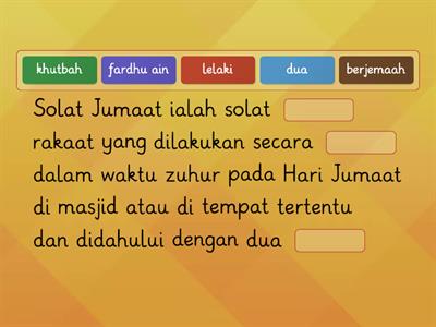 SOLAT JUMAAT (TAHUN 5)