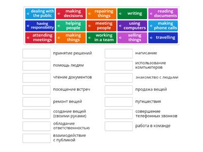 Likes and Dislikes at Work (Герундий)