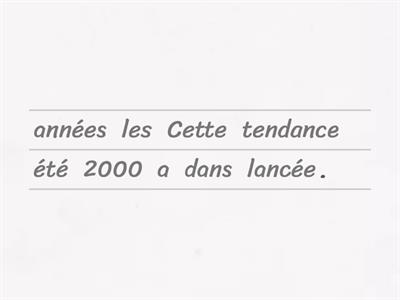 Ordre des mots dans la phrase : la forme passive