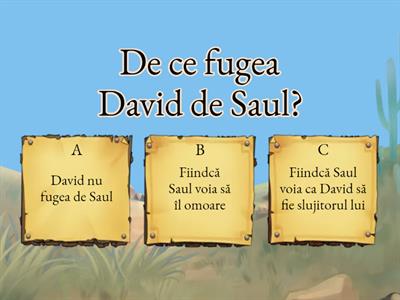 David îl cruță pe Saul 